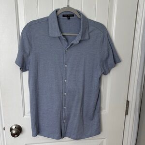 Robert Barakett Blue Casual Button Down Shirt